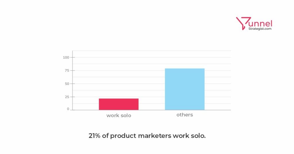 21% of product marketers work solo